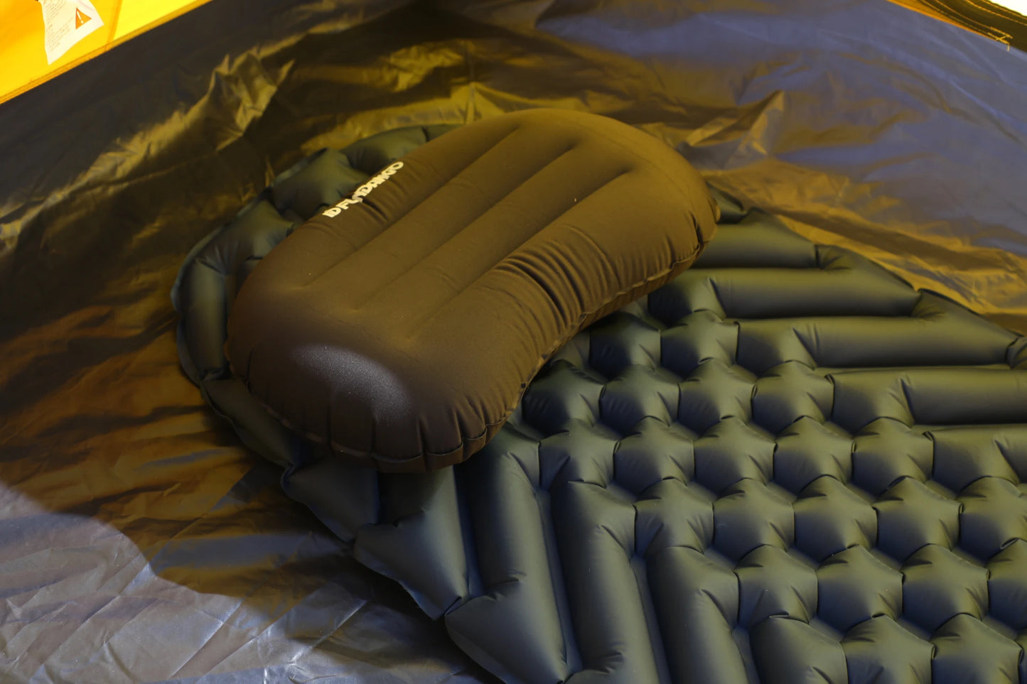 Single inflatable cushion sleeping pad, backpack camping, ultra-light, waterproof and portable