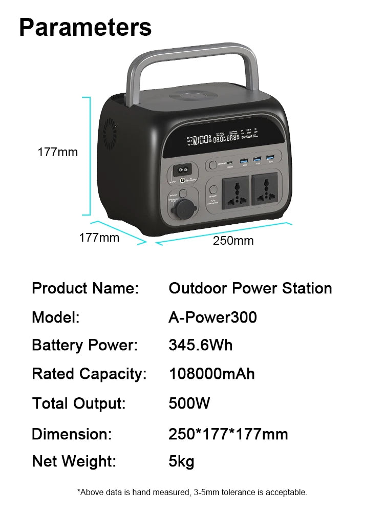 2600W 2048WH Portable Solar Generator 200W ETFE Solar Panel 1000W 500W LifePo4 Power Station