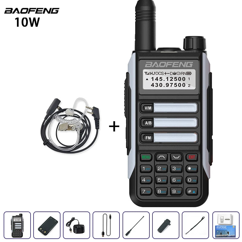 Waterproof Walkie Talkie Dual Band High Power Radio Dual Band Vhf Uhf CB Ham Radio Long Range