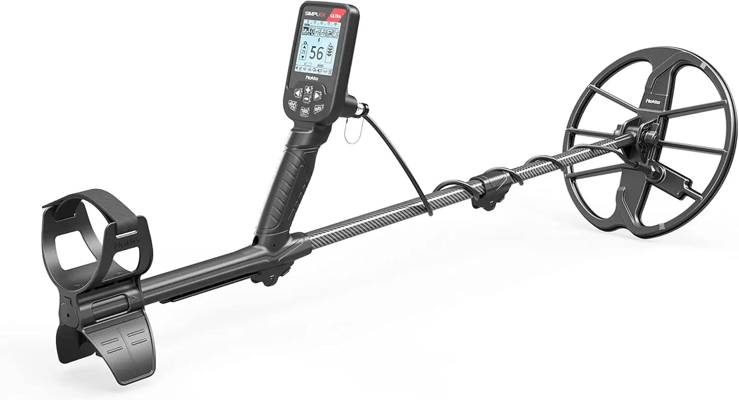 Ultra Waterproof Metal Detector,Carbon Fiber Shaft, 11” Search Coil,Metal Detector,Accupoint Pinpoin