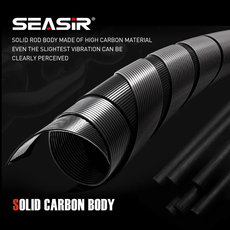 Black Arrow Spining Baitcasting Rod 4.92FT 0.8-10gUL Carbon Fiber FUJI O Guides BFS Two Sections