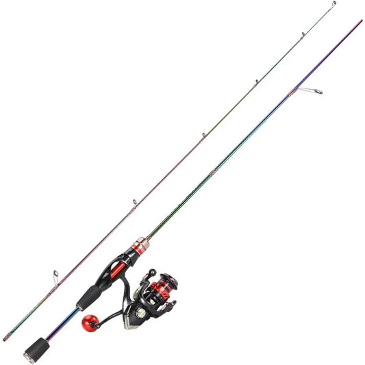 Ultralight Graphite Spin Rod &Reel Combo Precision Casting, Light Tackle Applications 2Piece Design