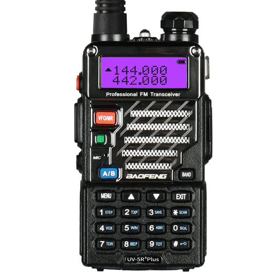 UV-5R+ Plus Two Way Radio, Long Range Adults Rechargeable, Earpiece, Walkie Talkie Outdoors