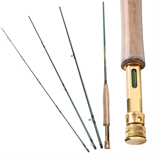 2.7M UltraLight Fly Fishing Rod 9ft 5/6wt 4 Sections Freshwater Trout Salmon Fishing Tackle