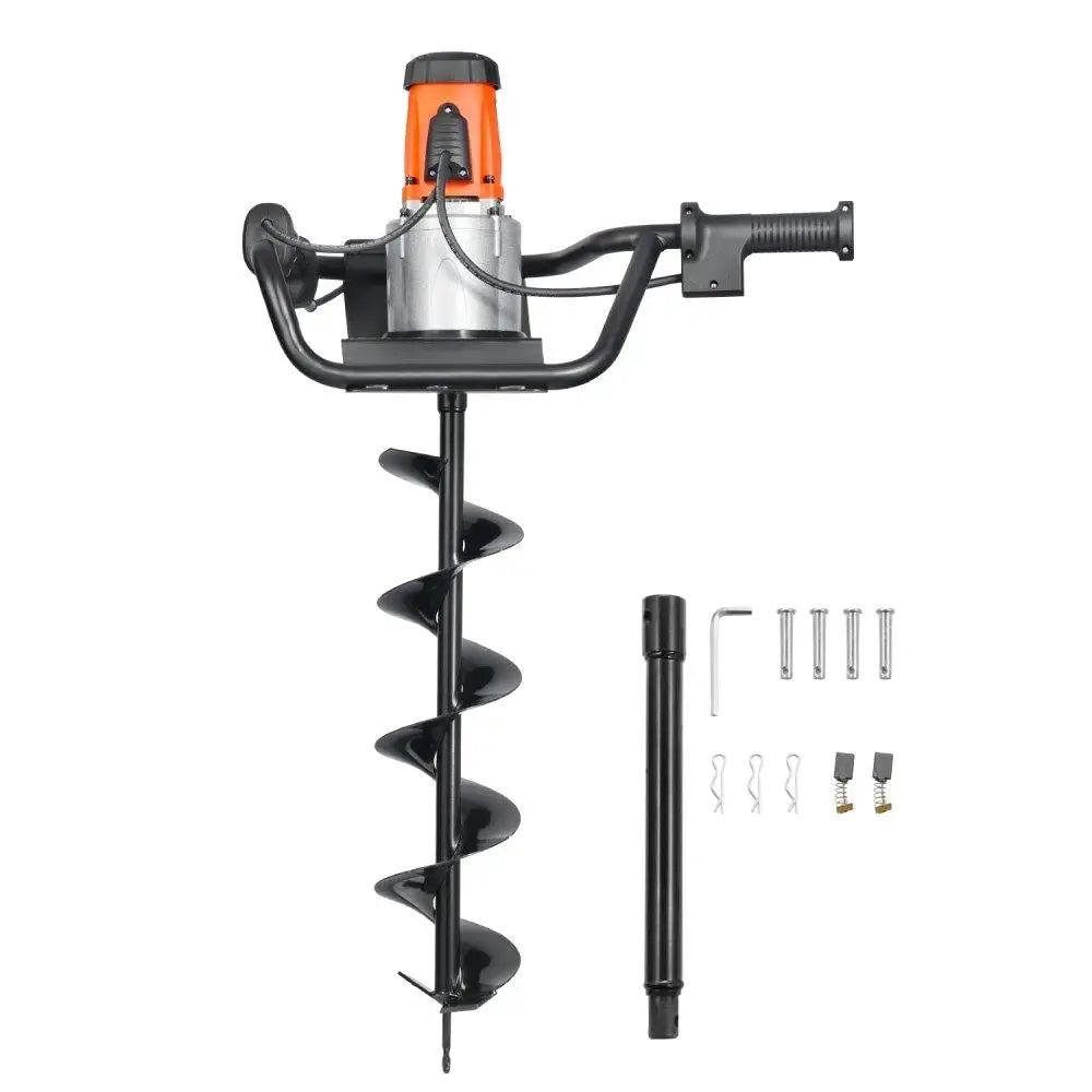 Electric Post Hole Digger 1500W Power Motor 5.71 Inch Auger Bit for Easy Digging and Landscaping