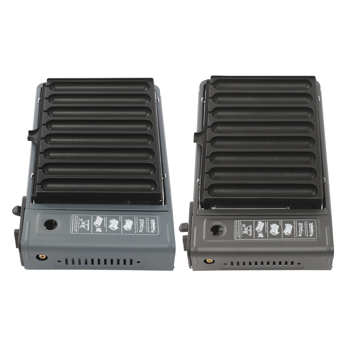 Gas Grill Stove,Sausage Grill Plate,Plastic Box Portable Camping Butane Stove Adjustable Flame