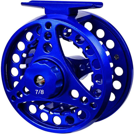 Durable High-Quality Blue, Red, Black, Silver Aluminum Alloy Fly Fishing Reel