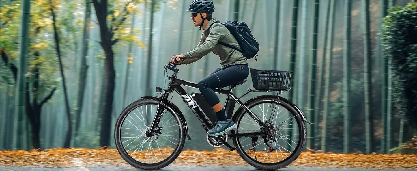1000W Peak 48V Electric Bike for Adults, 26 inch Mountain Bike,Removable Battery,50Miles &20 MPH