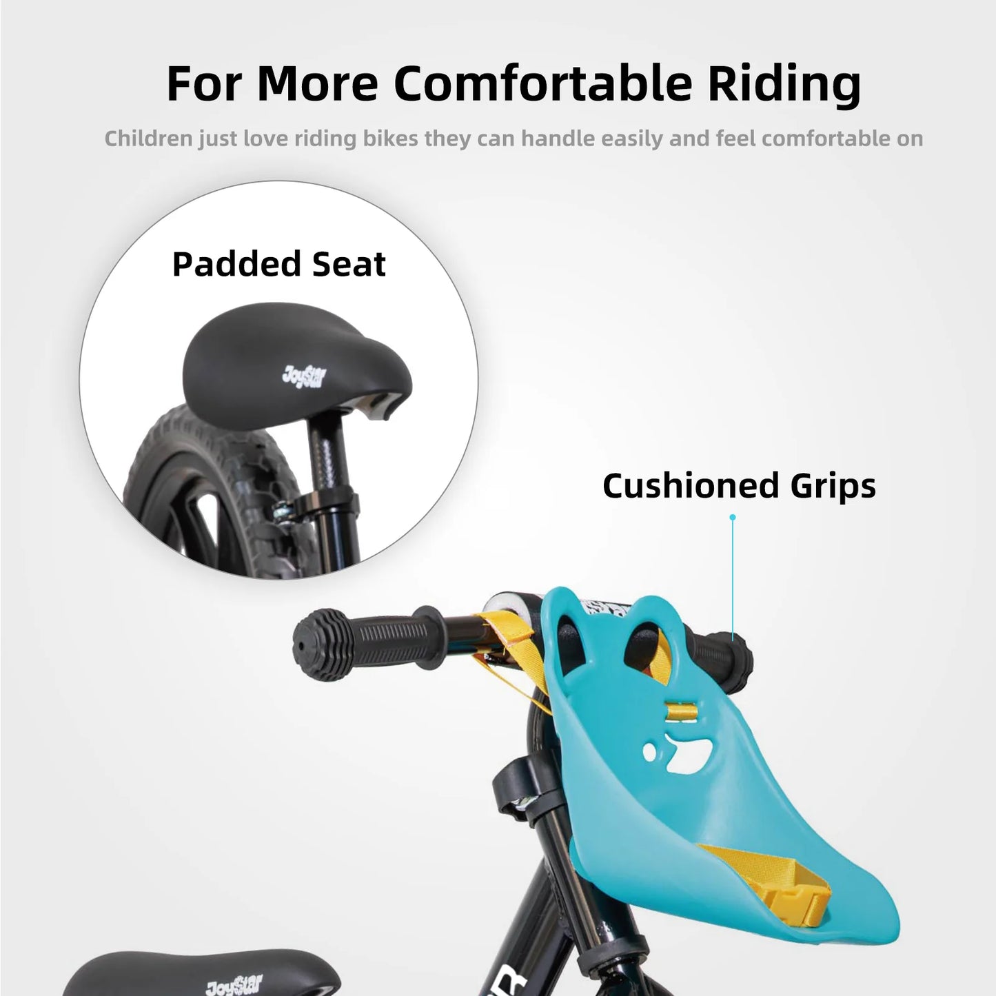 12/14 Inch Kids Balance Bike,18months-5 Years, Lightweight Balance Bikes, Footrest and Handlebar