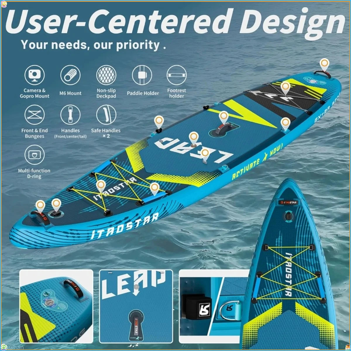 Ultra Stable Inflatable Paddle Board 11x33" Premium SUP for Adults Youth Beginners