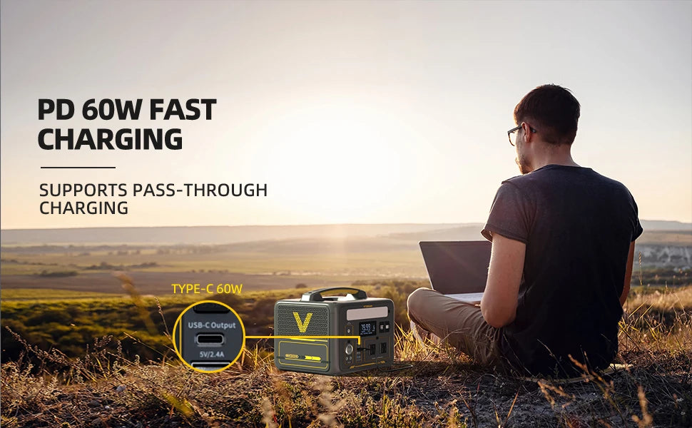 600X with 110W Solar Panel included,600W 299Wh LiFePO4 Solar Charger