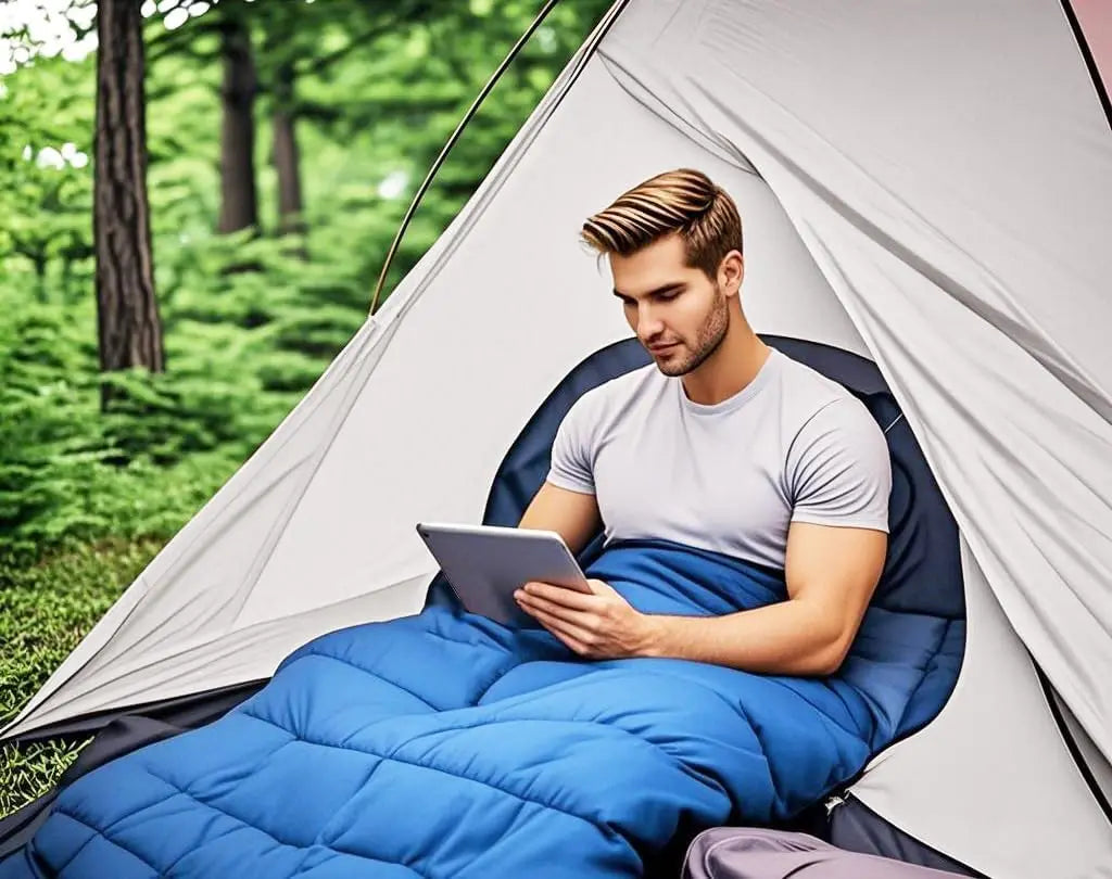 Envelope with Cap Sleeping Bag, Spring-Autumn Outdoor Single Sleeping Bag 210*75CM 5-20 Degree