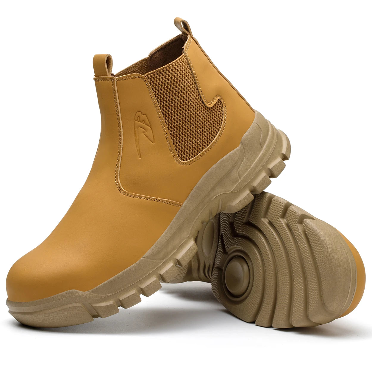 Waterproof Men's Safety Work Boots Steel Toe Anti Impact, Anti-Puncture