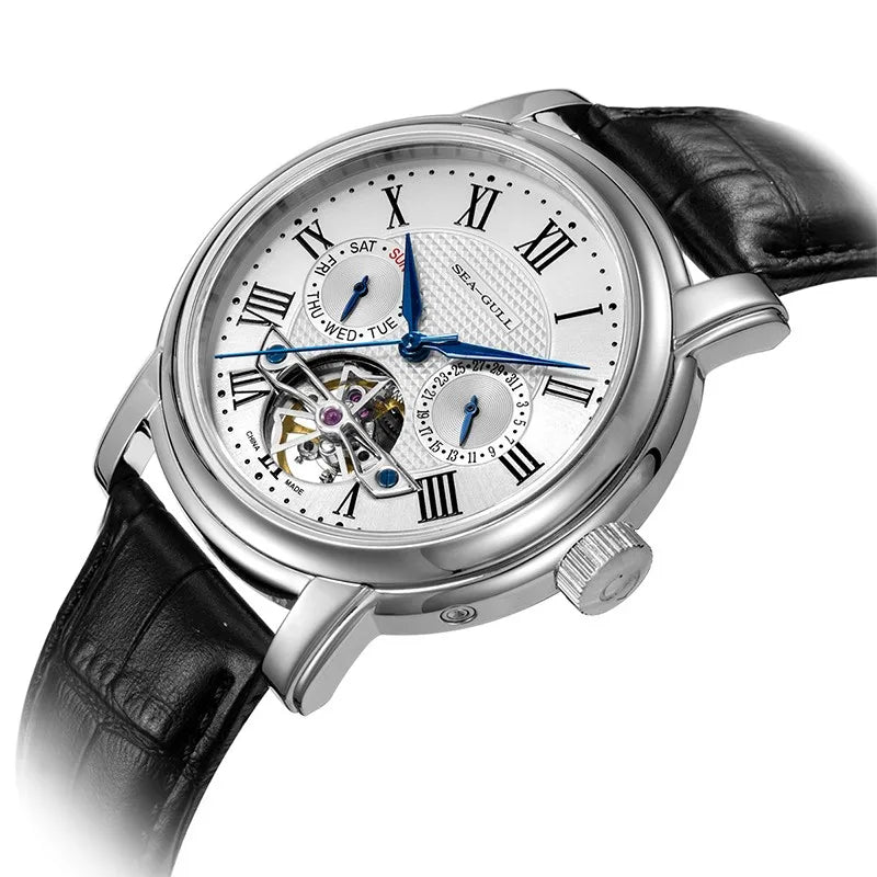 SEAGULL Luxury Watch  Waterproof  Date Stainless Steel Mechanical 2023 D819.622