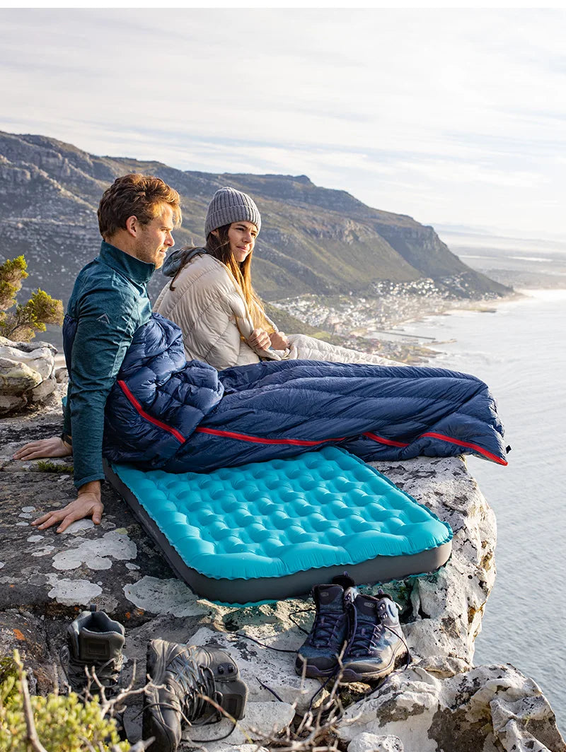 Goose Down Sleeping Bag Camping Ultralight Winter Waterproof