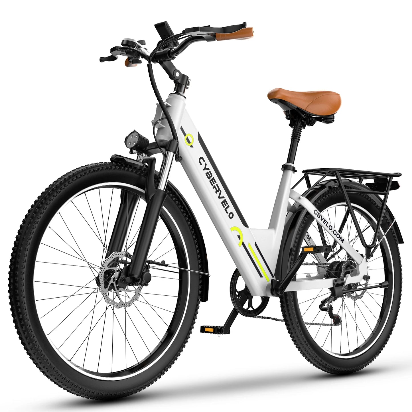 1000 Peak Electric Bike,Adults,up 80 Miles Removable Battery, 26", 7-Speed