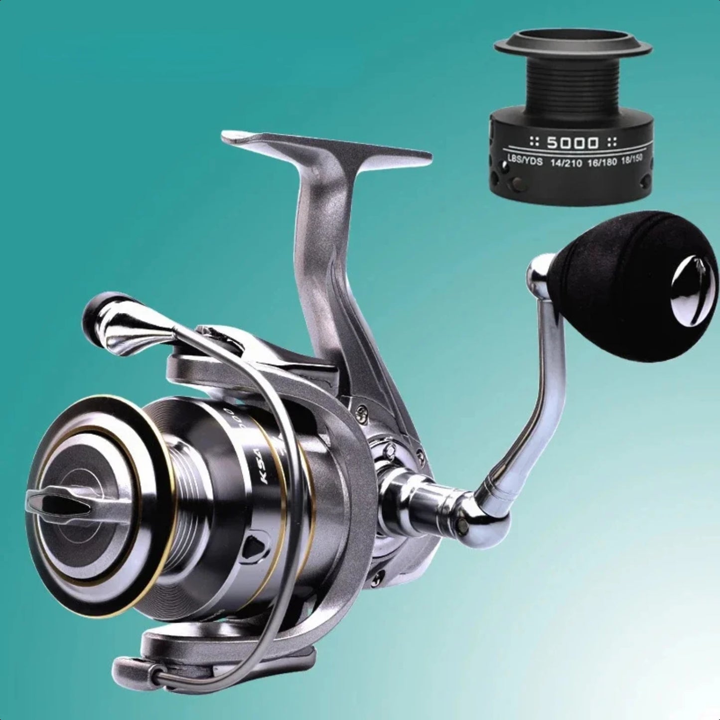 ,Double Spool,Supper Smoothly,Fishing Reel,Metal Arm,Carp Spinning Reel,Baitcasting Casting Reel
