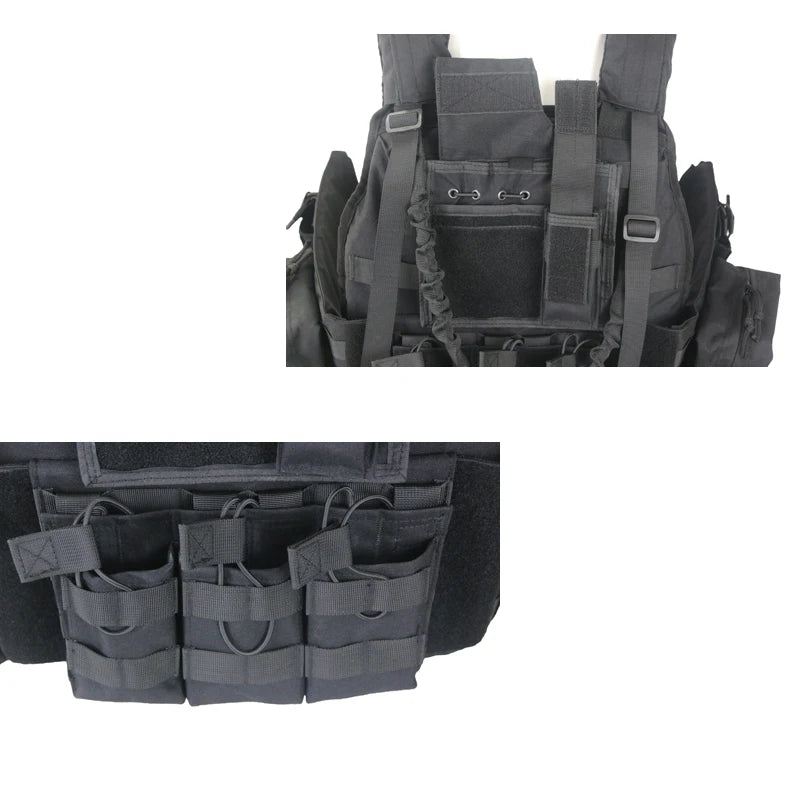 1000D Tactical Vest Sniper Chest Rig Airsoft Armor Vest Gear Carrier Load Bearing Vest Hunting