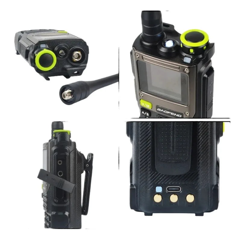 2600mAh 5W K61PRO Air Band Walkie, 65-600MHz 640Ch Scrambler Dual Sweep FM VOX K61 Pro GMRS 2Way