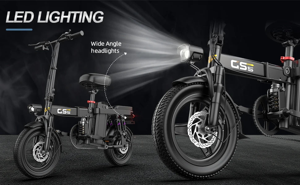 E-Bike for Adults Teen-Folding,750W Peak Motor,20+MPH 35 Miles,Commuter 48V 15AH Removable Battery