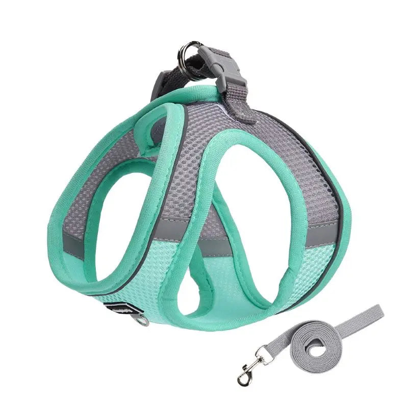Small Dogs Adjustable Puppy Cat Harness Vest French Bulldog Chihuahua Pug Pet Outdoor Fun
