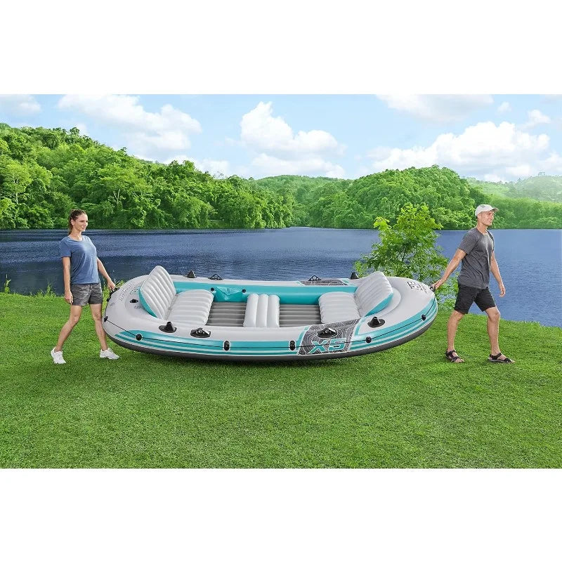 Hydro-Force Inflatable Raft Set;Inflatable Boat, Kids and Adults | Great for Ponds, Lakes, Rivers