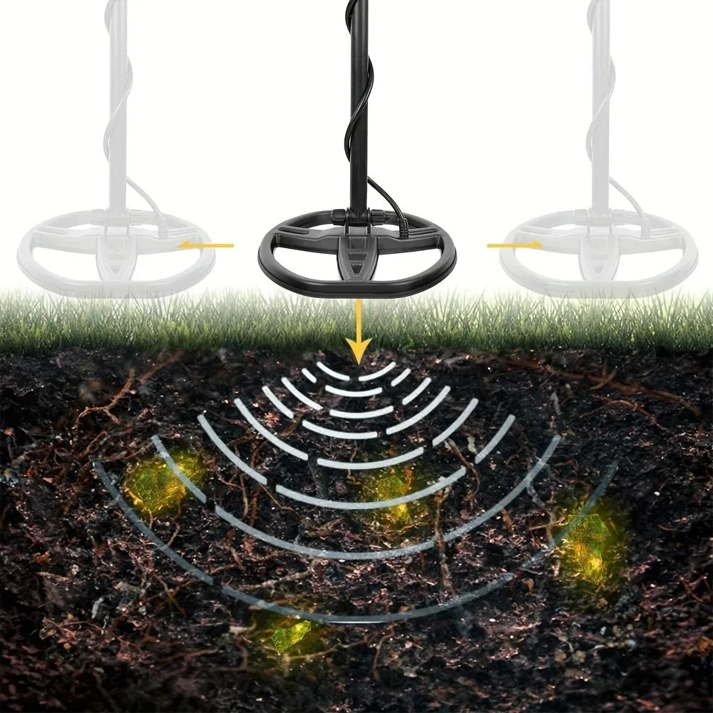 MD-6350 Underground Metal Detector Gold Digger Treasure Hunter MD6350 Professional Detecting Equipment two year warranty