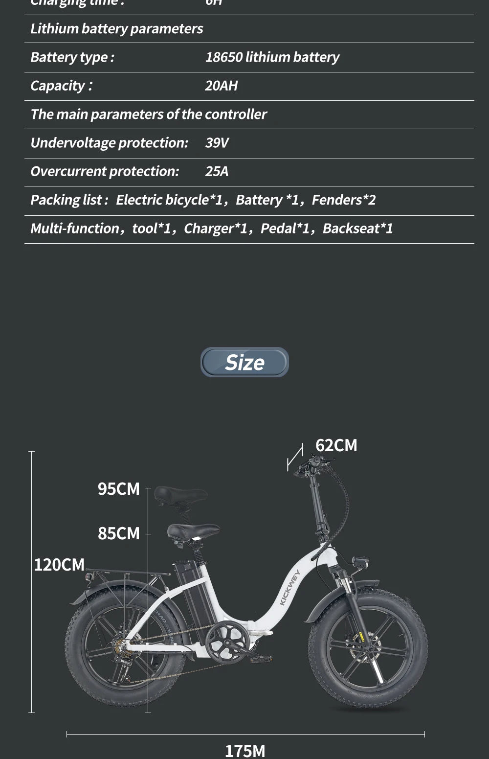 L20 Folding E-Bicycle 1000w Motor 48V Removable Battery ,Adult 20 Inch Fat Tire Foldable E Bike