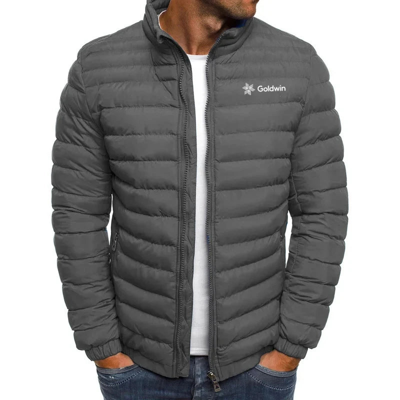 2024 High end autumn/winter men's clothing outdoor leisure sports fashion hood warm zippered jacket