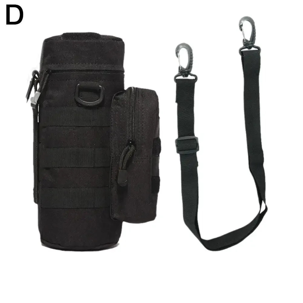 Molle Water Bottle Holder Bag Hydration Carrier Kettle Pouch with Strap Fits Up to 32 oz.