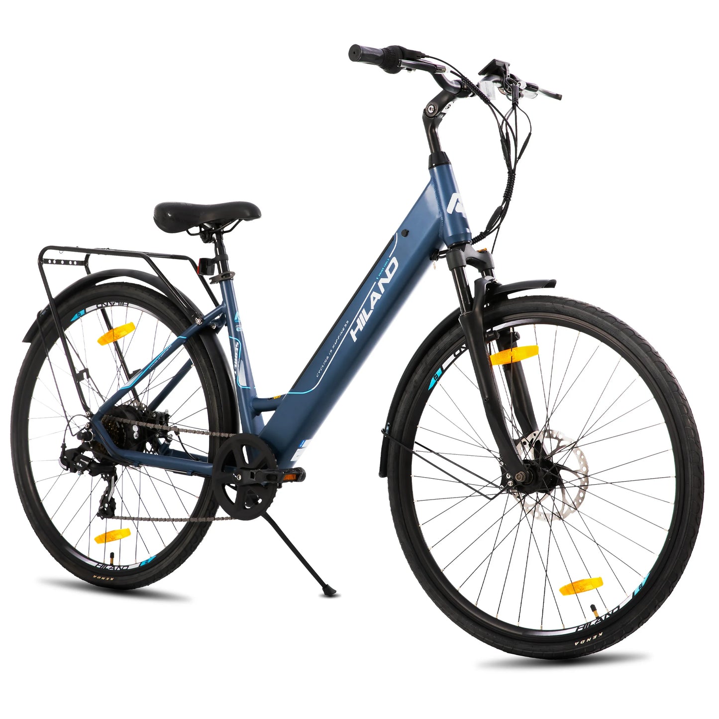Electric road bike, detachable lithium battery,Including shelves, 250W, with LCD display