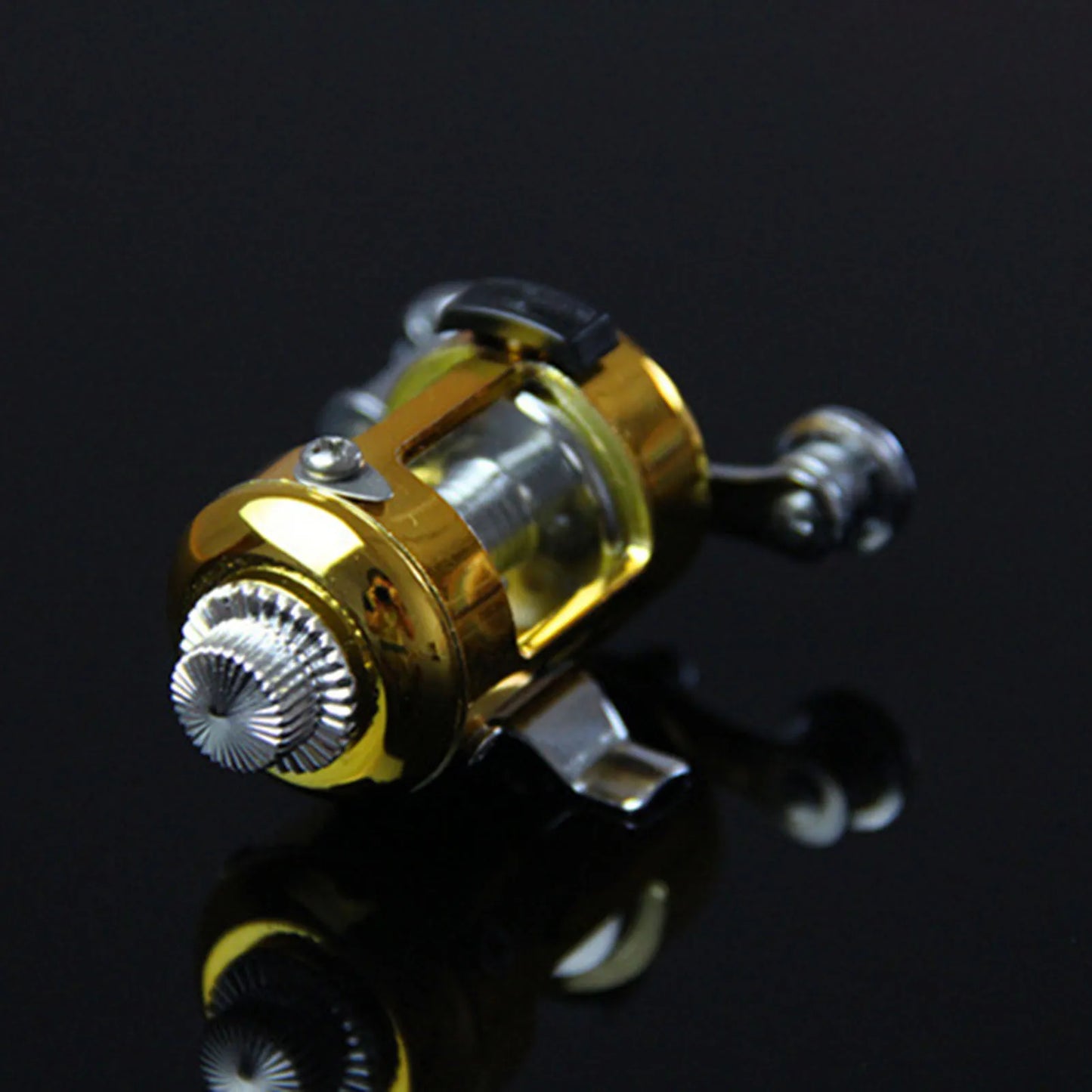 Mini Fishing Rods Pocket Telescopic Aluminium Alloy Lure 1m for Fishing Enthusiast Collectors