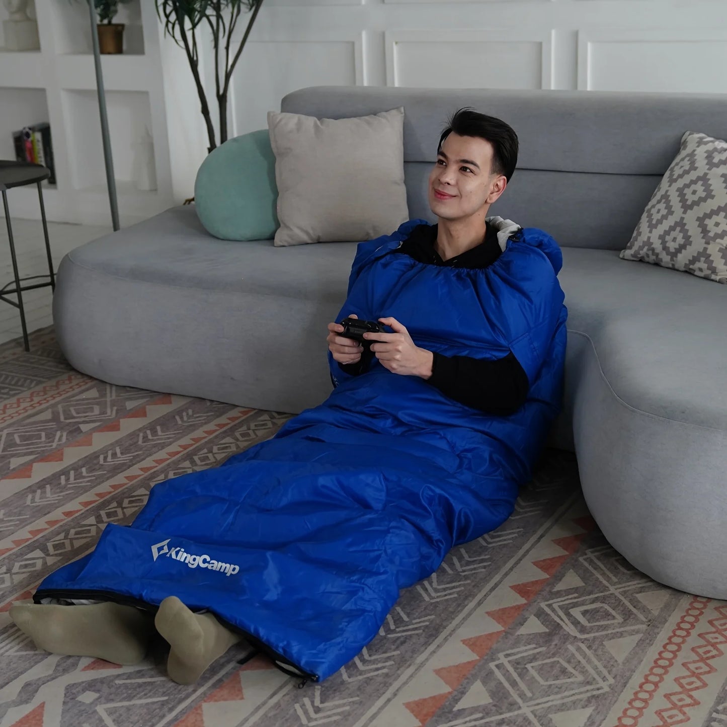 KingCamp Ultralight Sleeping Bag - Envelope Great For 3 Season Traveling, Camping, Hiking