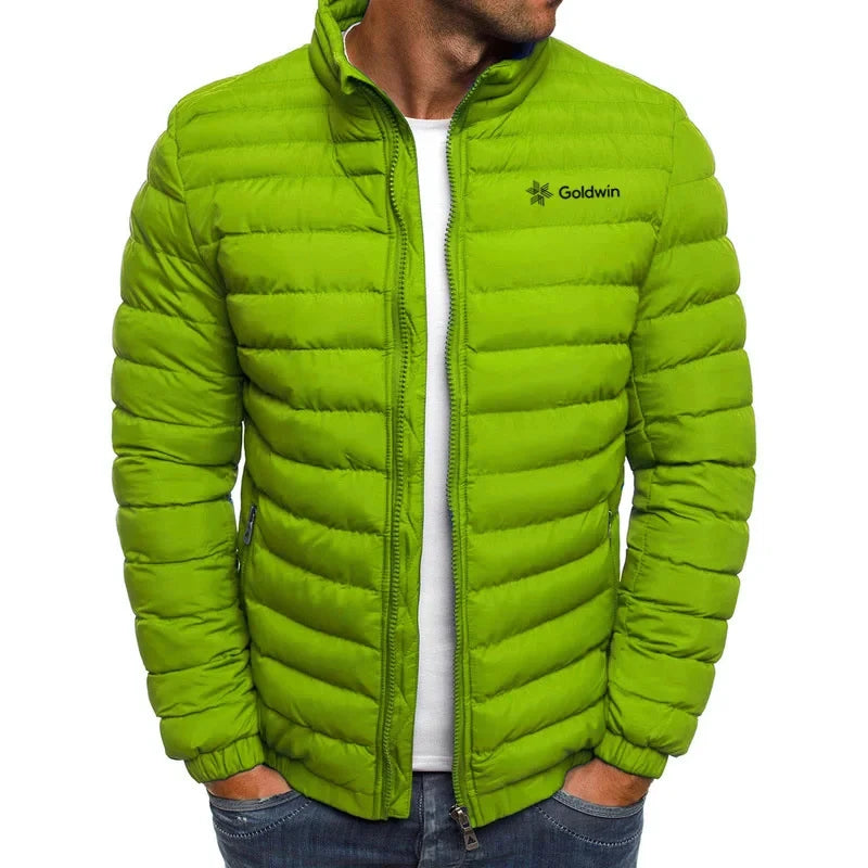 2024 High end autumn/winter men's clothing outdoor leisure sports fashion hood warm zippered jacket