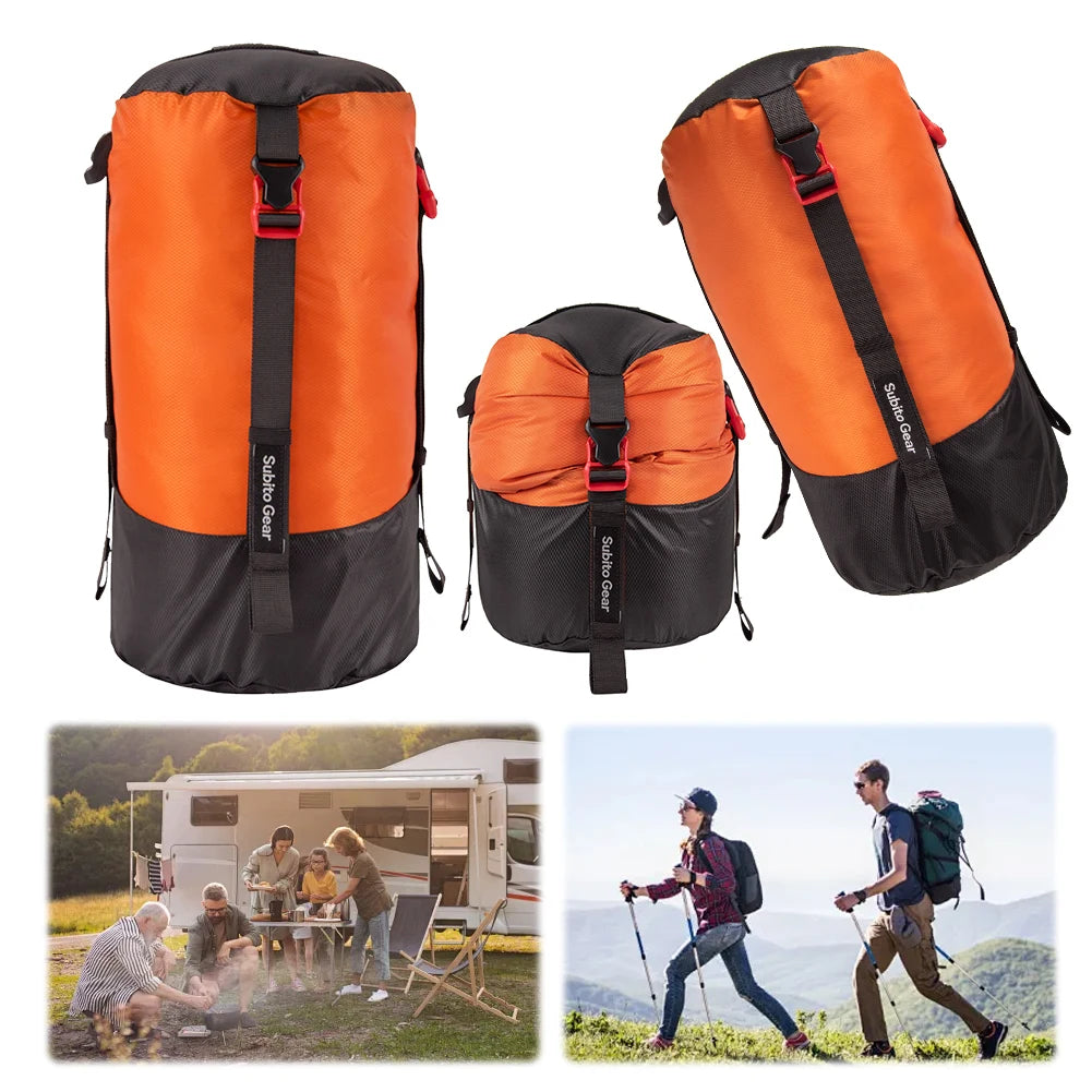 Outdoor Sleeping Bag Stuff Sack Multi-Purpose compression,Large Capacity Space Saving Down Jackets