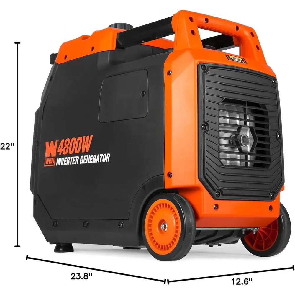 Portable 4800-Watt Ultra-Quiet RV Inverter Generator with Fuel Shut-Off Feature GAS-NOT SOLAR