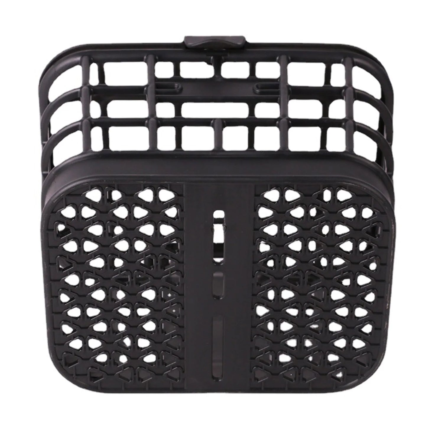 Bike Front Basket Large Capacity Anti Extrusion Black PC Material Detachable,with Lid,Electric Bike