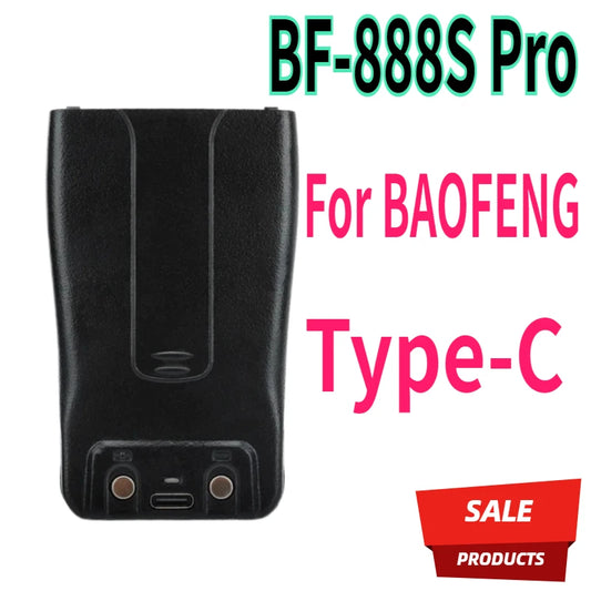 BF-888S Pro Battery Upgrad (USB-C) Charging, BF888S/777S/666S BF-C1, Retevis H777 RT21 RT24 RT28