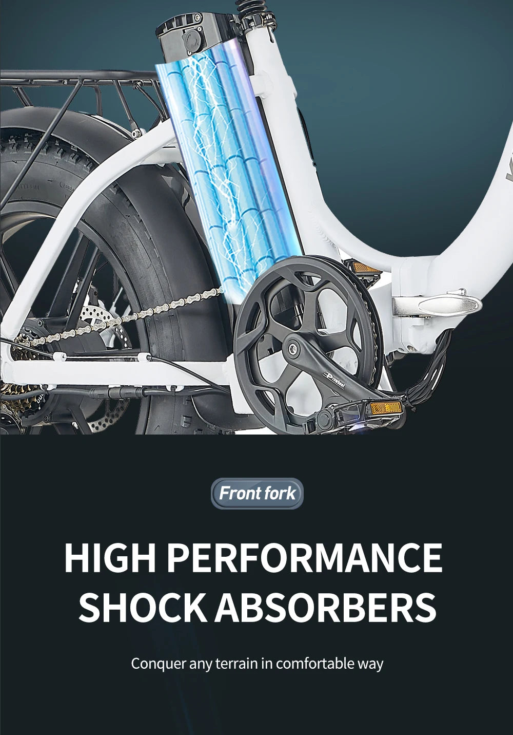 L20 Folding E-Bicycle 1000w Motor 48V Removable Battery ,Adult 20 Inch Fat Tire Foldable E Bike