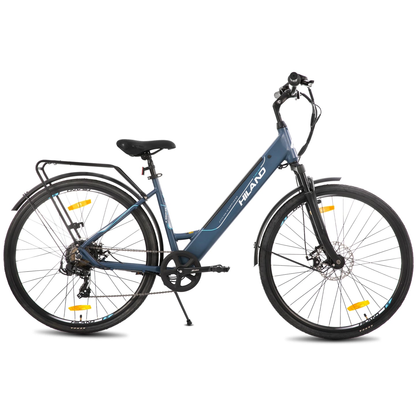 Electric road bike, detachable lithium battery,Including shelves, 250W, with LCD display