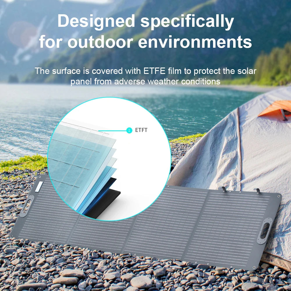2600W 2048WH Portable Solar Generator 200W ETFE Solar Panel 1000W 500W LifePo4 Power Station