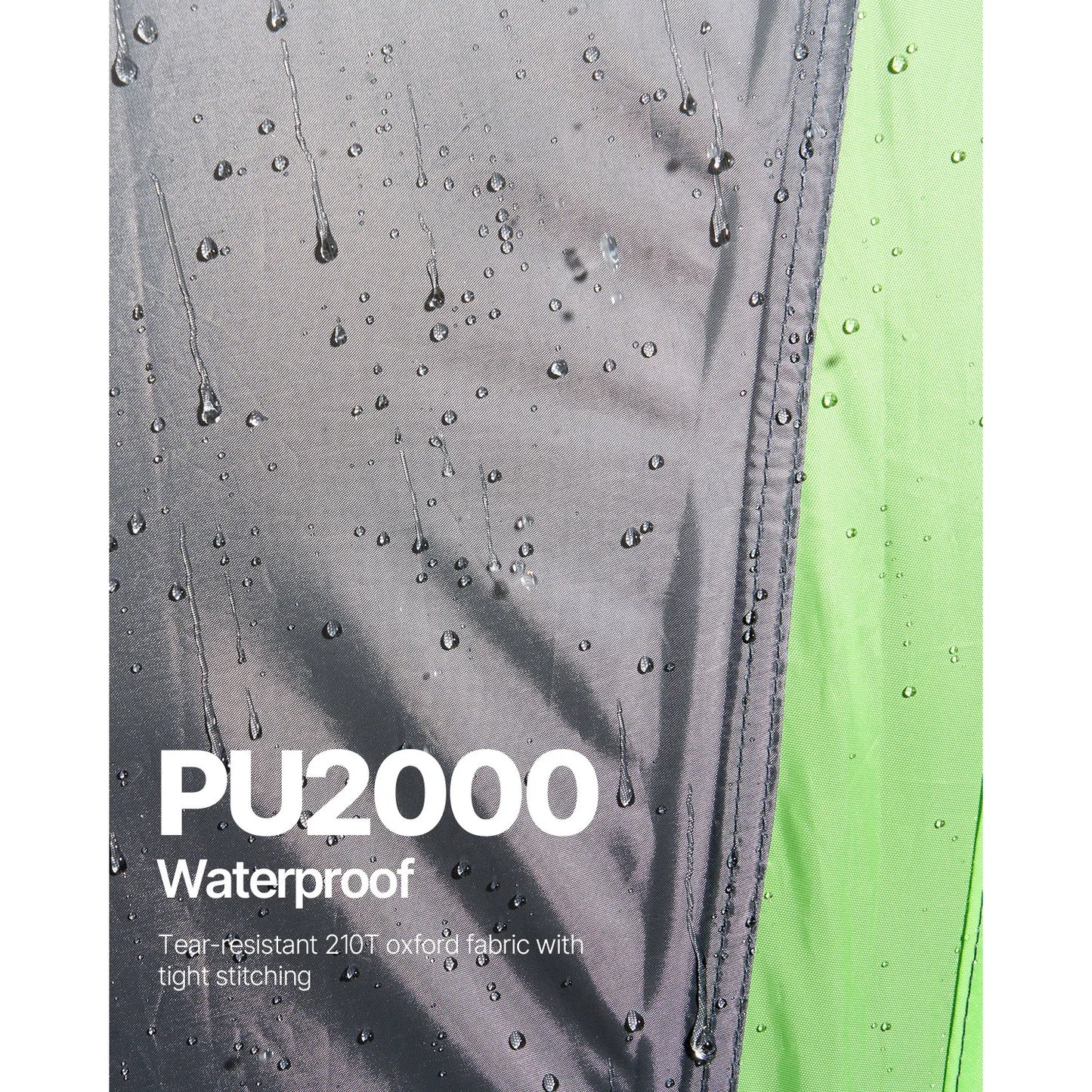 SUV Tent, Camping Waterproof PU2000mm Spacious Double Layer Design , Shade Awning , Mesh Windows