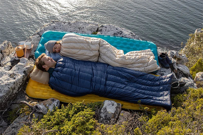 Goose Down Sleeping Bag Camping Ultralight Winter Waterproof