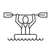 Recreational Kayak - Sit-in - Lightweight one Person Kayak - 10ft