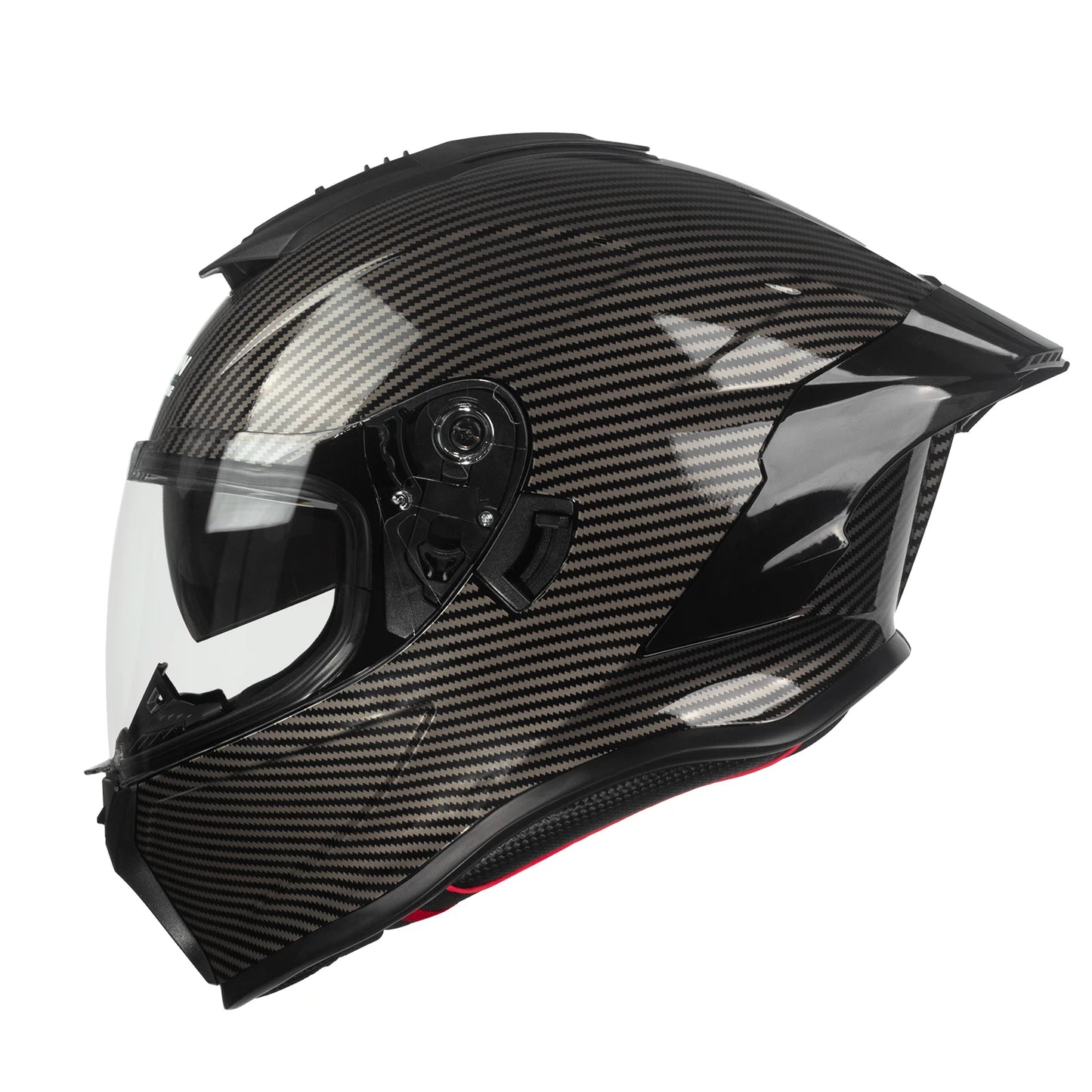 DOT Certified Motorcycle Helmet with Internal Sun Visor, Unisex Riding Safety Helmet