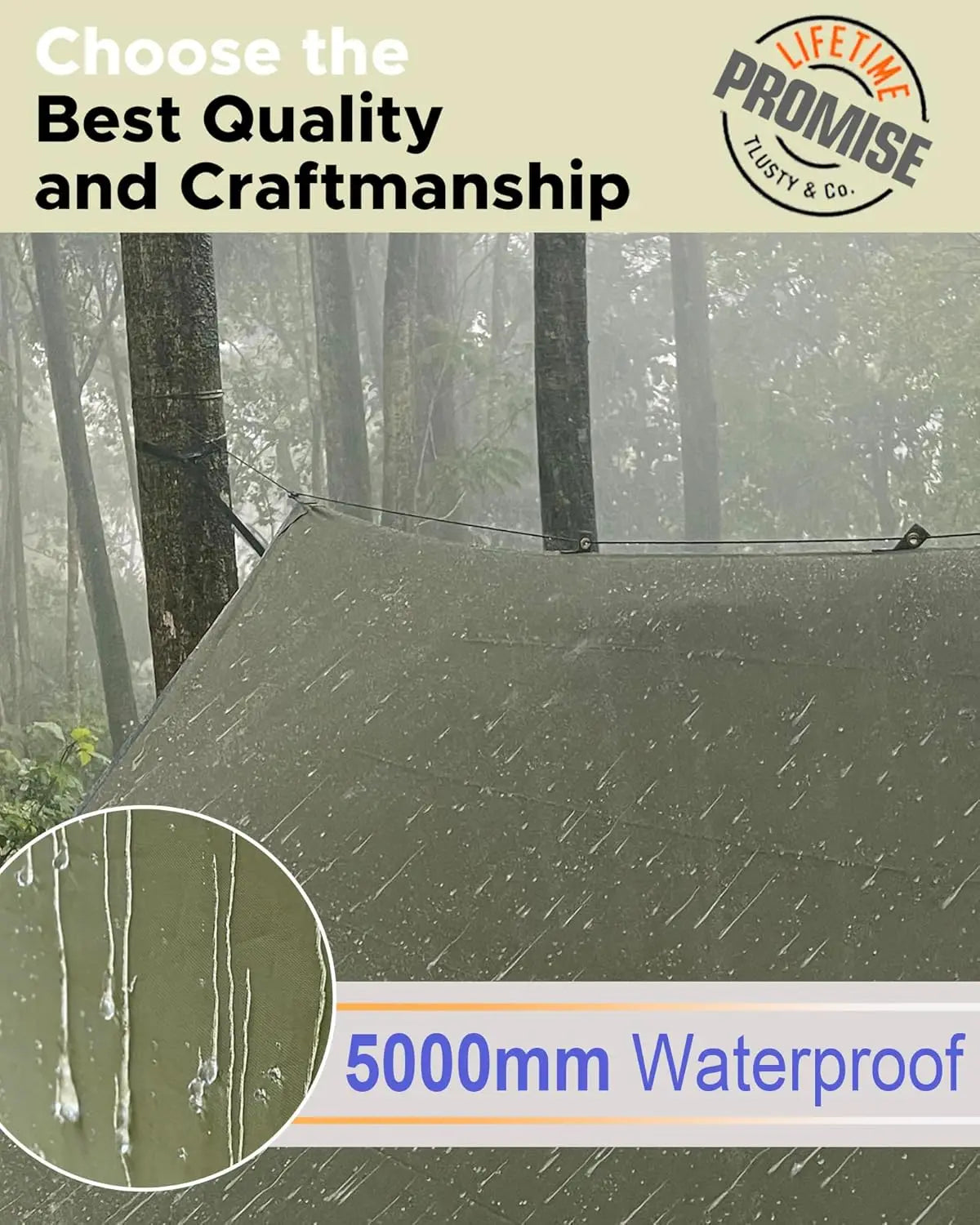 Camping Hammock with Net - Double&Single Hammock,House-Like Net- Easy Setup & Pack, Lightweight