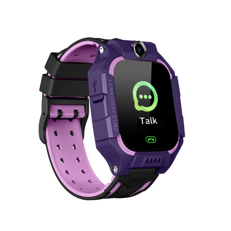 Z6 Kids SOS Smart Watch IP67 Waterproof SIM Card,GPS Tracker Anti-lost Smart Wristband,IOS Android