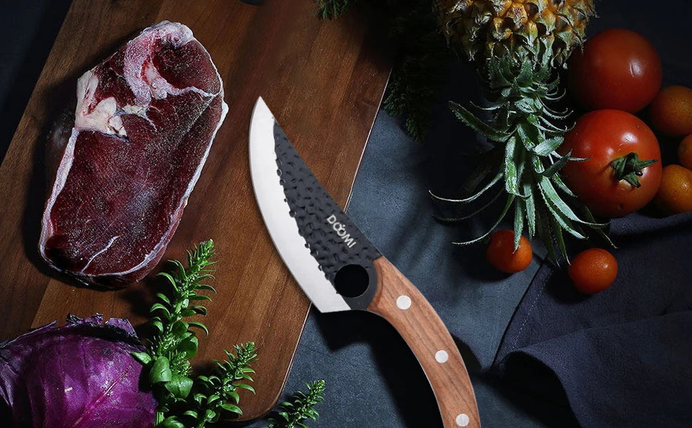 Kitchen Upgraded Viking Knives,Sheath Hand Forged Butcher, Japanese Cooking Sharp Cleaver Chef, camp