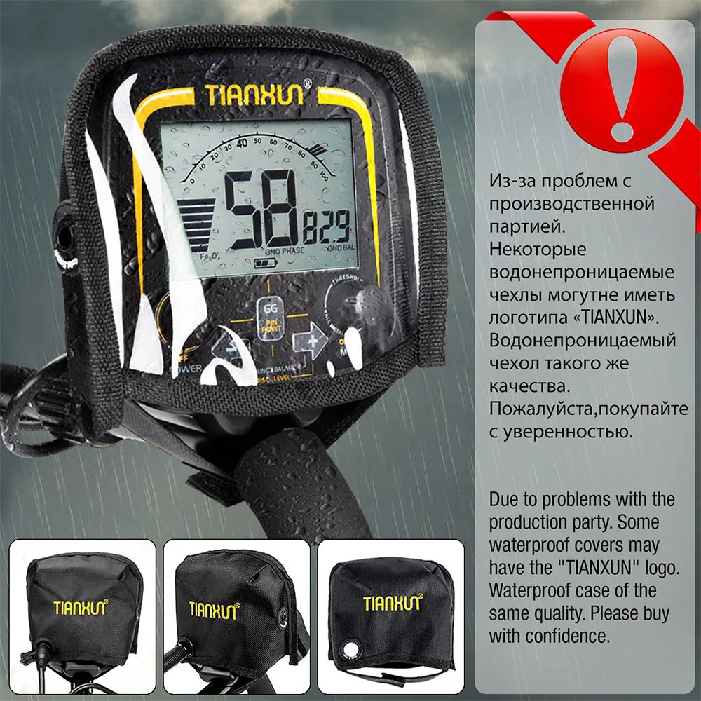 TX-850 Deep Gold Metal Detector PinPointing 19 KHZ Frequency Balance Ground Detecting,Finder 11 Inch