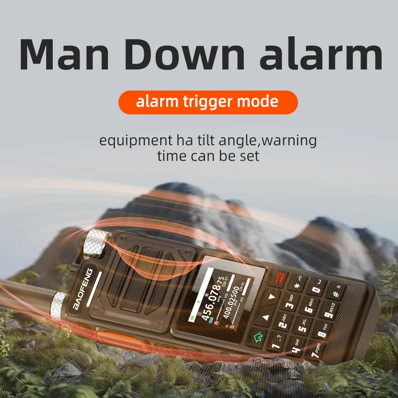 10W Tri-Power Handheld Ham Radio GPS, UHF VHF MW FM Air NOAA Multi-Band Receiver, 5200mAh Battery
